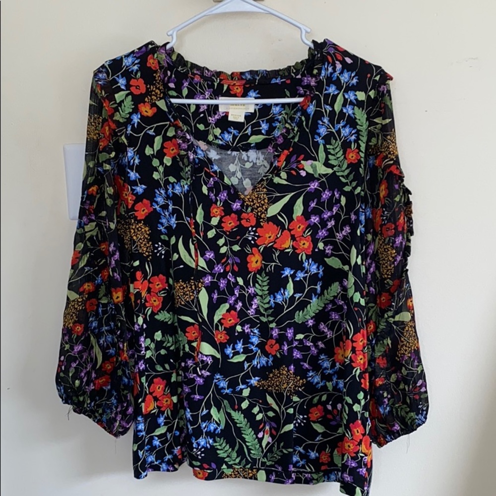 Anthropologie Maeve Sheer Top